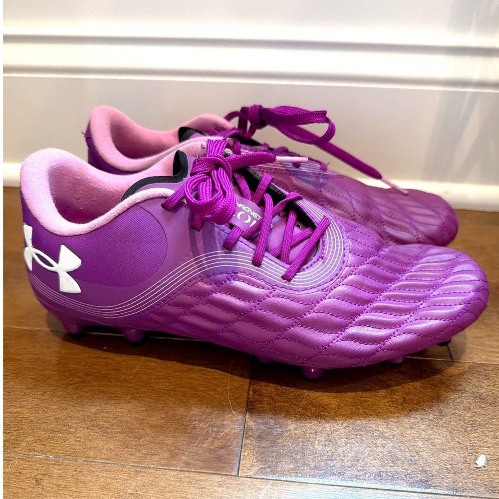 Under Armour Women's Clone Magnetico Pro 3 FG Soccer Cleats Womens 8 Purple Pink